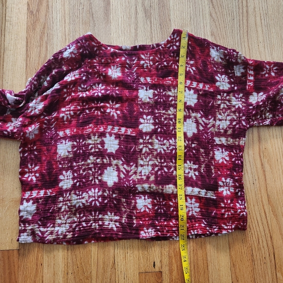 Pure Jill Boho Boxy Top Size S - Picture 6 of 9